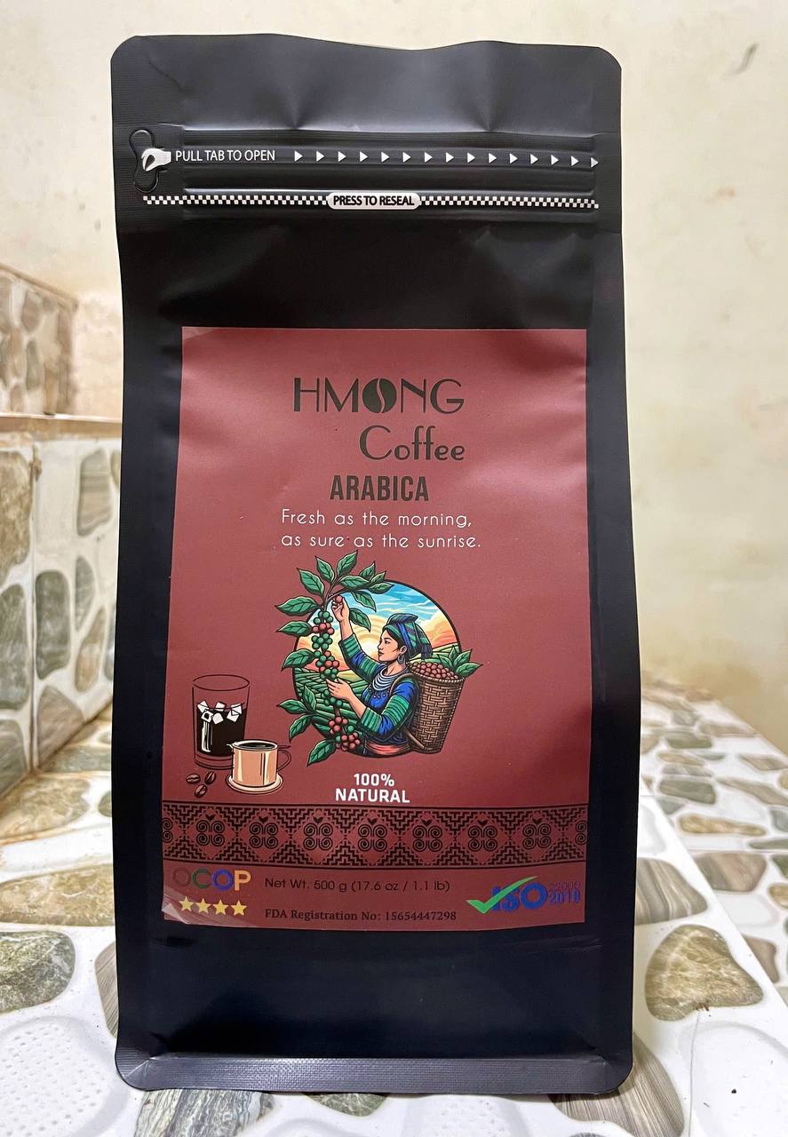 Arabica Hmong Coffee – 100% pure Arabica ground coffee